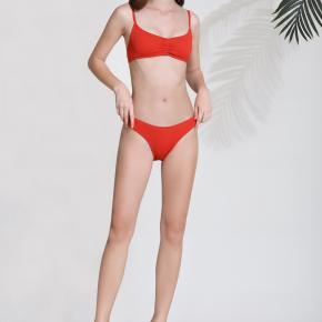 Red Rib Bikini Set 